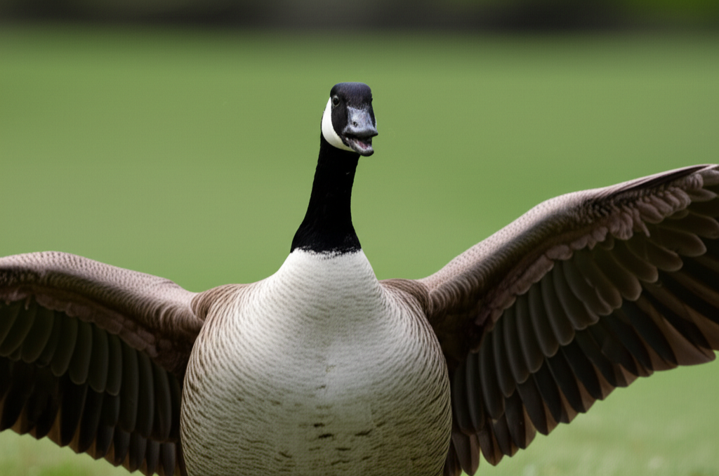 Aggressive geese